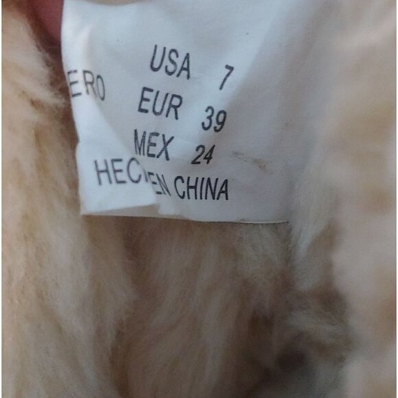 Eaerth Spirit Cozt Comfy Warm Soft Suede Leather Faux Fur Lace-up Boots 7 - Picture 7 of 7